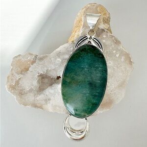 Emerald Moon Pendant